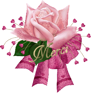 Gif animé merci fleur
